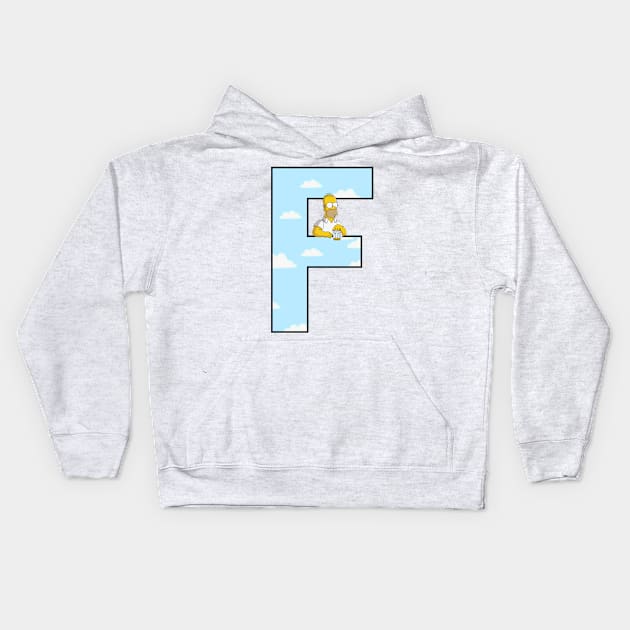 Simpsons letter Kids Hoodie by ZoeBaruch